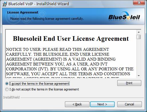 BlueSoleil VoIP